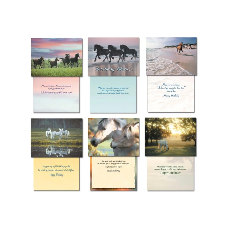 Leanin' Tree Horse Country - Made in USA - 20 Assorted Cards with Envelopes All Occasion, Greeting Cards Assortment Box - Includes Birthday, Blank Notecards with Envelope, Thank You, Sympathy and More - Image 4